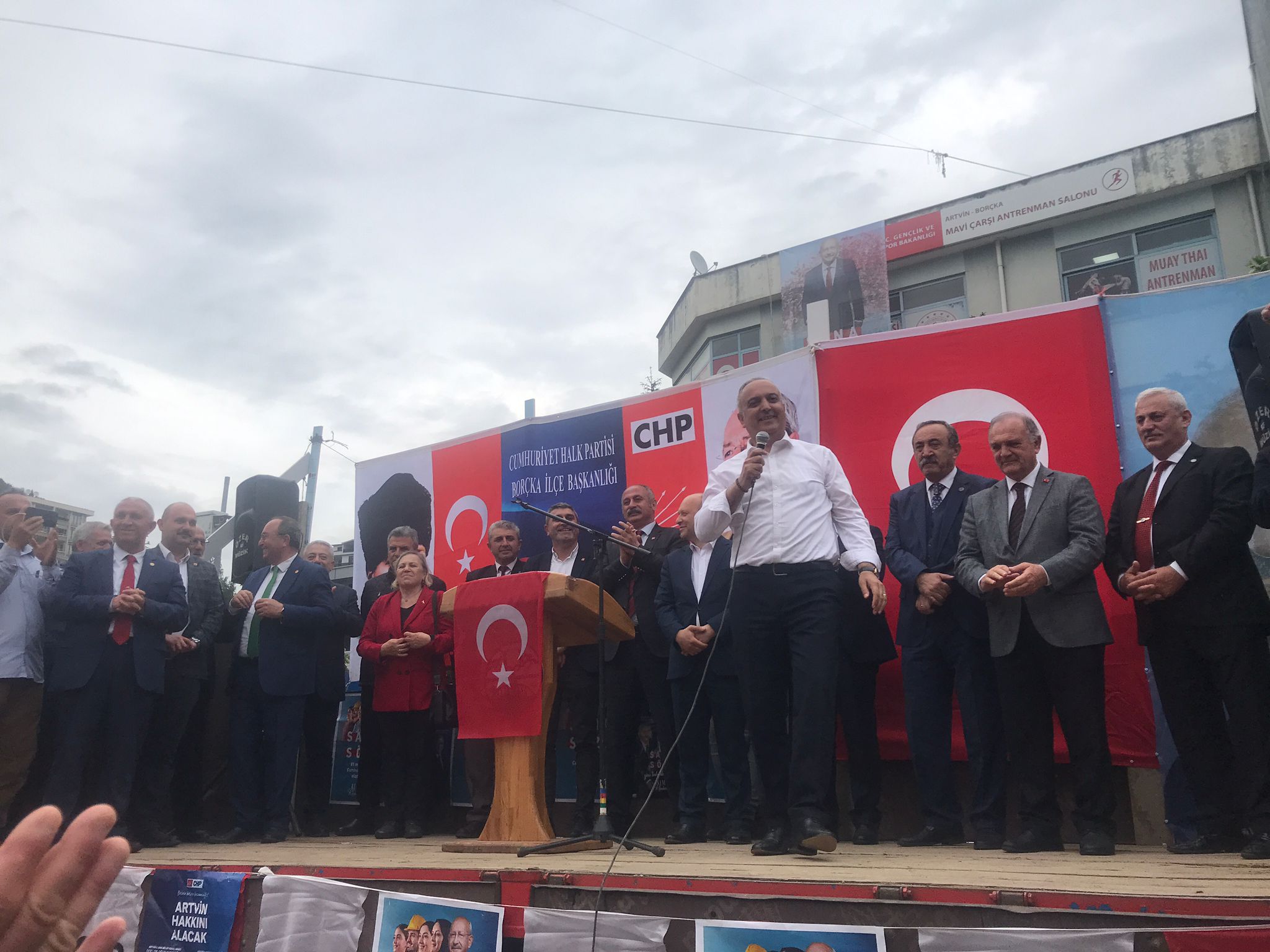 CHP’li adaylar Borçka’da (2)