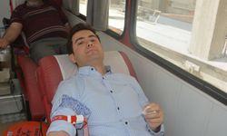 Kızılay'a kan bağışı desteği