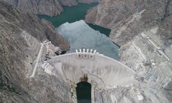 Yusufeli Barajı ve HES'te su yüksekliği 145,30 metreye ulaştı