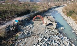 Artvin'de 400 yıllık tarihi taş kemer köprü restore ediliyor