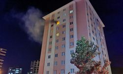 Binanın 9. katında çıkan yangın söndürüldü