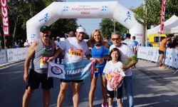 Atletler geliri Yunanistan'daki afetzedelere bağışlanan maratona katıldı