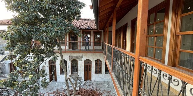 Depremden önce restorasyonu tamamlanan 211 yıllık Antakya evi ayakta kaldı