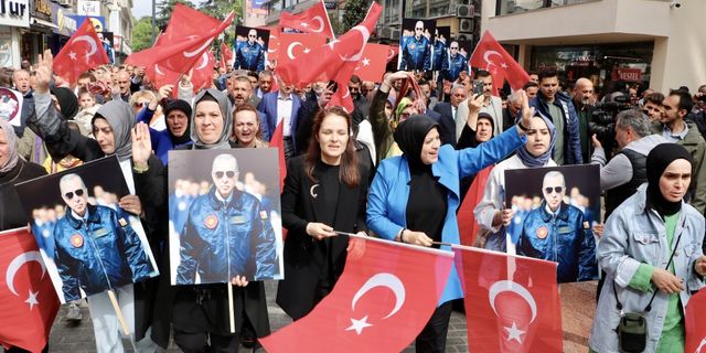 Cumhur İttifakı'ndan Cumhurbaşkanı Erdoğan'a destek yürüyüşü