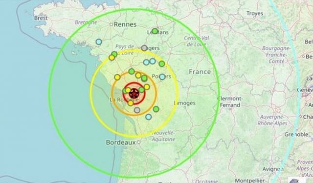 Fransa'da meydana gelen 5,8'lik deprem büyük hasara neden oldu