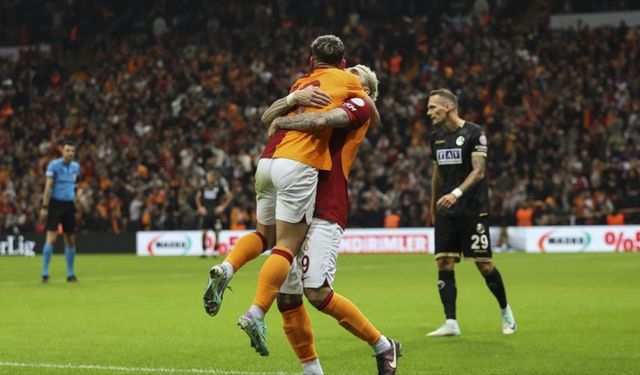 Galatasaray farklı kazandı: 4-0