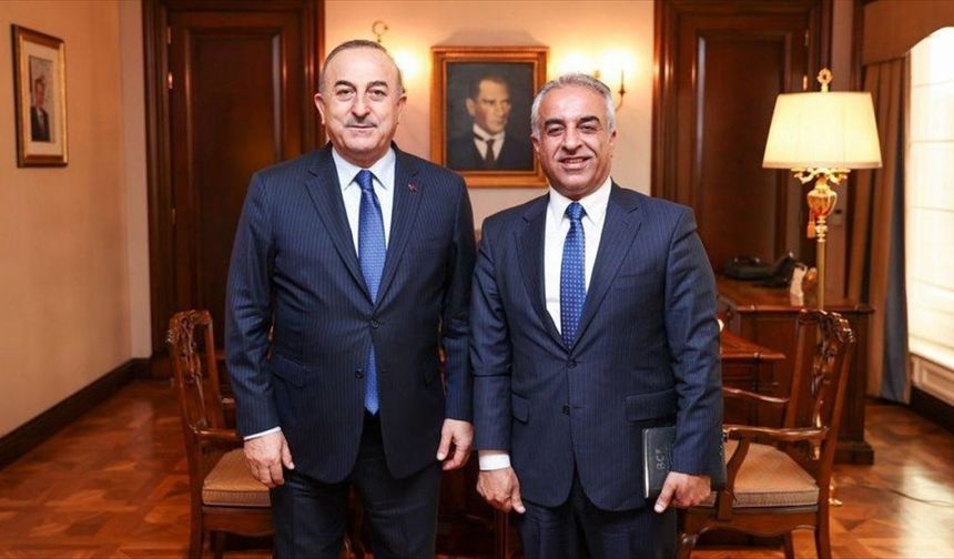 Bakan Çavuşoğlu, Musa Ahmed Barzani ile görüştü