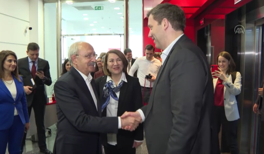 Kılıçdaroğlu, SPD Eş Genel Başkanı Lars Klingbeil ile görüştü