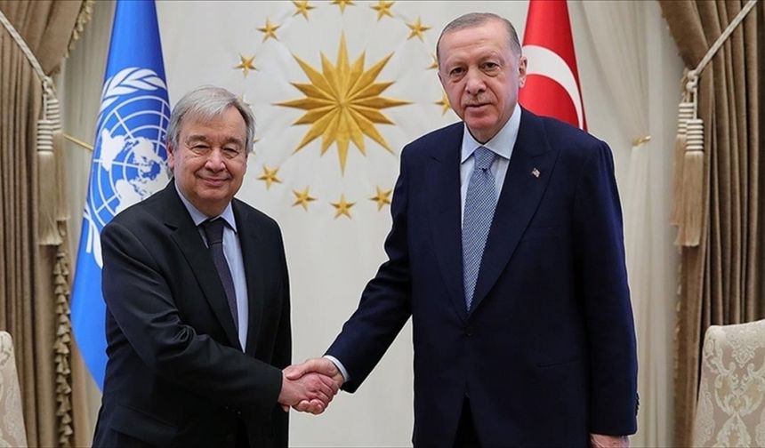 Genel Sekreter'den, Erdoğan'a tebrik