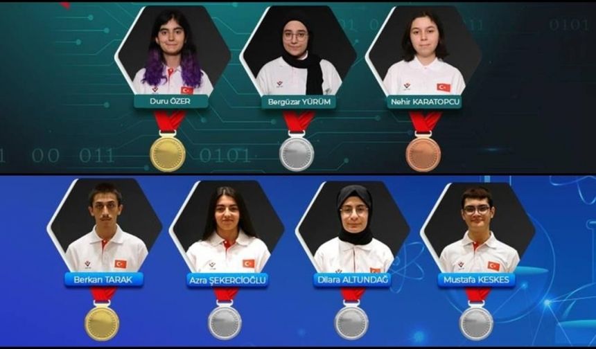 Türkiye, bilgisayar ve kimya olimpiyatlarından 7 madalyayla döndü