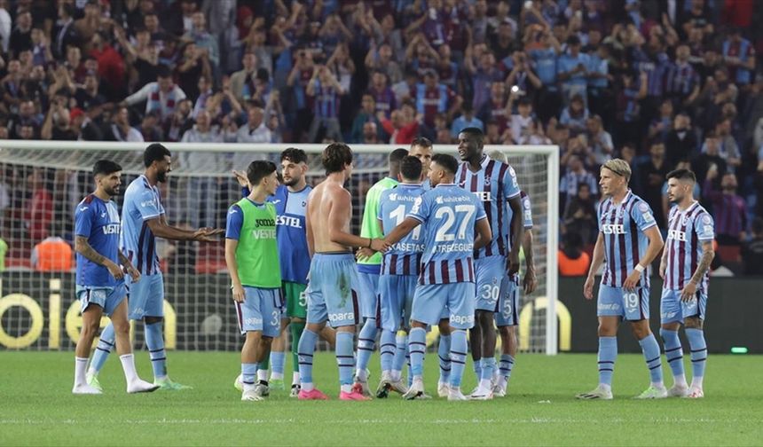 Trabzonspor, sahasında büyük maç galibiyeti özlemine son verdi